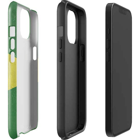 Brazil Flag Distressed iPhone 13 Impact Case