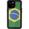 Brazil Flag Distressed iPhone 13 Mini Waterproof Case