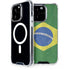 Brazil Flag Distressed iPhone 13 Pro MagSafe Case
