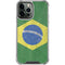 Brazil Flag Distressed iPhone 13 Pro Max Clear Case