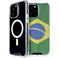 Brazil Flag Distressed iPhone 13 Pro Max MagSafe Case