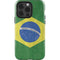 Brazil Flag Distressed iPhone 14 Pro Impact Case