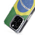 Brazil Flag Distressed iPhone 14 Pro MagSafe Case