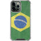 Brazil Flag Distressed iPhone 15 Pro Max Clear Case