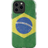 Brazil Flag Distressed iPhone 15 Pro Max Impact Case