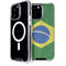 Brazil Flag Distressed iPhone 14 Pro Max MagSafe Case