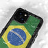 Brazil Flag Distressed iPhone 15 Waterproof Case