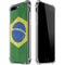 Brazil Flag Distressed iPhone 7/8 Plus Clear Case