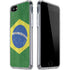 Brazil Flag Distressed iPhone SE (2nd & 3rd Gen) Clear Case