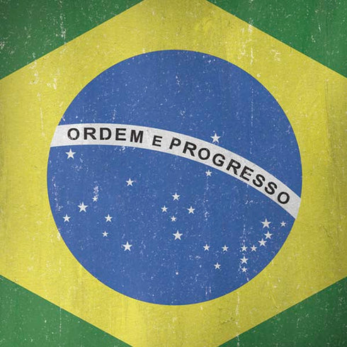 Brazil Flag Distressed iPhone X Skin