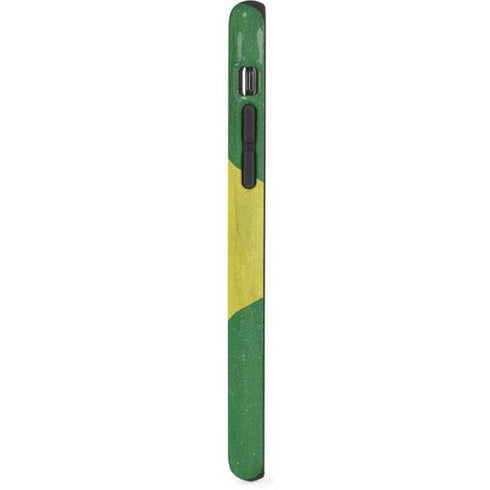 Brazil Flag Distressed iPhone XS Pro Case