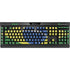 Brazil Flag Distressed K95 RGB PLATINUM Mechanical Gaming Keyboard Skin