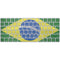 Brazil Flag Distressed Magic Keyboard Skin