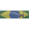 Brazil Flag Distressed Magic Keyboard with Numeric Keypad Skin