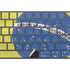 Brazil Flag Distressed Magic Keyboard with Numeric Keypad Skin
