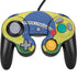 Brazil Flag Distressed Nintendo GameCube Controller Skin