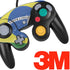 Brazil Flag Distressed Nintendo GameCube Controller Skin