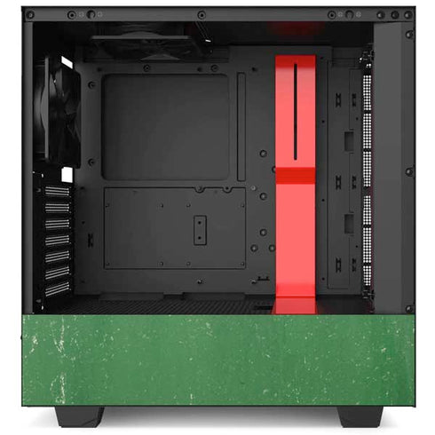 Brazil Flag Distressed NZXT H510 Compact ATX Mid-Tower Case Skin
