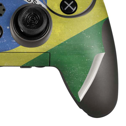 Brazil Flag Distressed PlayStation Scuf Vantage 2 Controller Skin