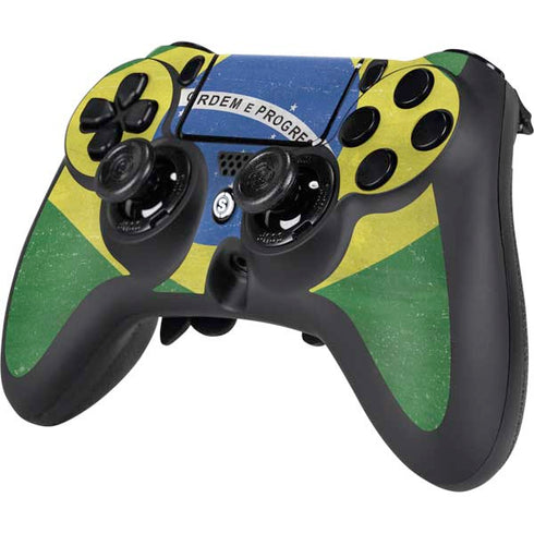 Brazil Flag Distressed PS4/PC SCUF Impact Controller Skin