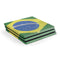 Brazil Flag Distressed PS4 Pro Console Skin