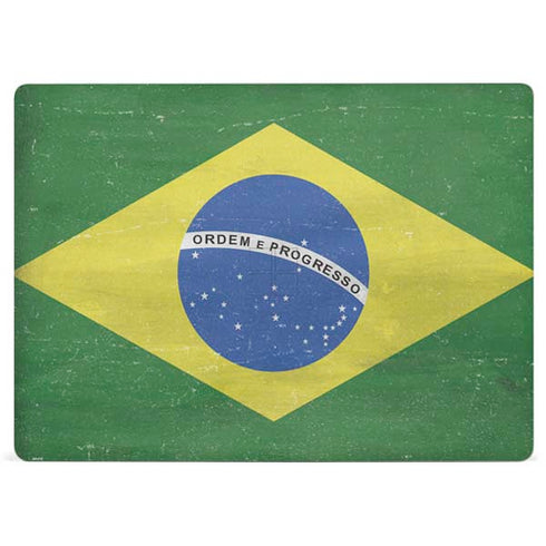 Brazil Flag Distressed Surface Laptop 2 Skin