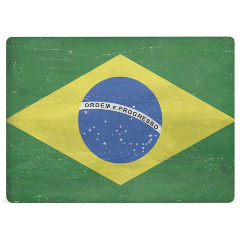 Brazil Flag Distressed Surface Laptop 3 13.5in Skin