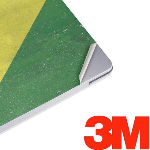 Brazil Flag Distressed Surface Laptop 3 13.5in Skin