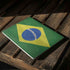 Brazil Flag Distressed Surface Laptop 3 13.5in Skin