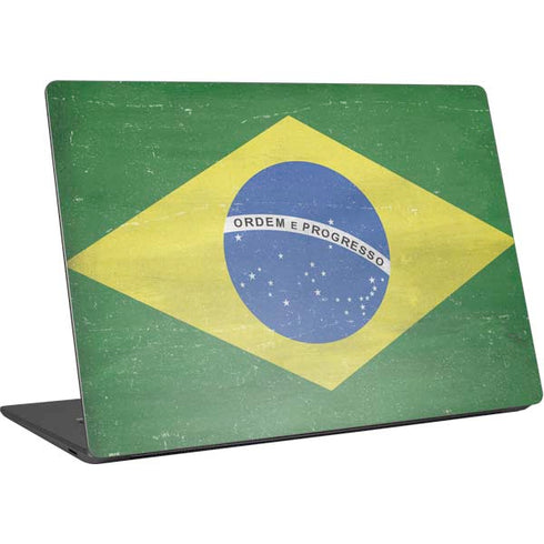 Brazil Flag Distressed Surface Laptop 4 15in Skin