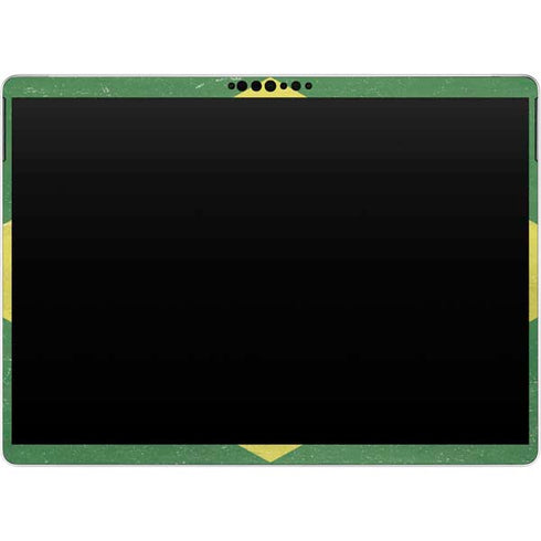 Brazil Flag Distressed Surface Pro 9 Skin