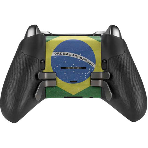 Brazil Flag Distressed Xbox Elite Wireless Controller Series 2 Skin