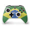 Brazil Flag Distressed Xbox One S Controller Skin