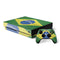 Brazil Flag Distressed Xbox One X Bundle Skin