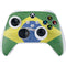 Brazil Flag Distressed Xbox Series S Controller Skin