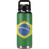 Brazil Flag Distressed YETI Rambler 36oz Bottle Skin