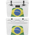 Brazil Flag Distressed YETI Tundra 35 Hard Cooler Skin