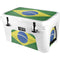 Brazil Flag Distressed YETI Tundra 45 Hard Cooler Skin