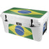 Brazil Flag Distressed YETI Tundra 65 Hard Cooler Skin