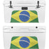 Brazil Flag Distressed YETI Tundra 65 Hard Cooler Skin