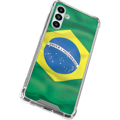 Brazil Flag Galaxy A13 5G Clear Case