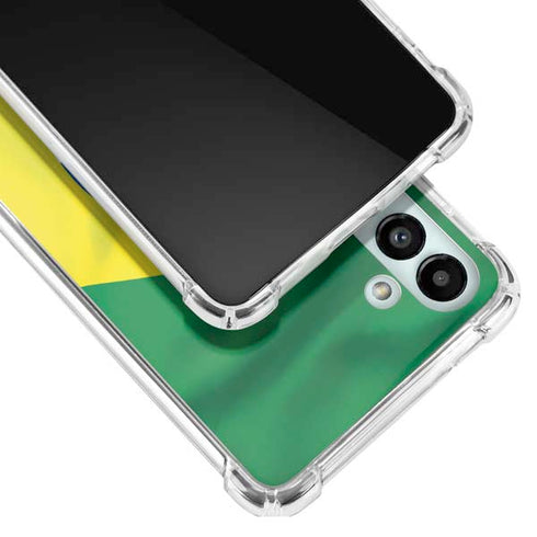 Brazil Flag Galaxy A13 5G Clear Case