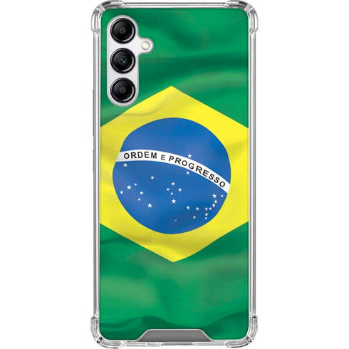 Brazil Flag Galaxy A15 5G Clear Case