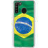 Brazil Flag Galaxy A21 Clear Case