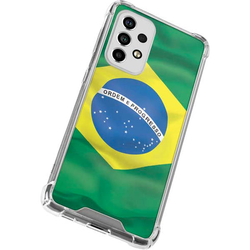 Brazil Flag Galaxy A33 5G Clear Case