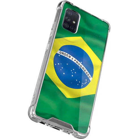 Brazil Flag Galaxy A51 5G Clear Case