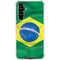 Brazil Flag Galaxy A54 5G Clear Case