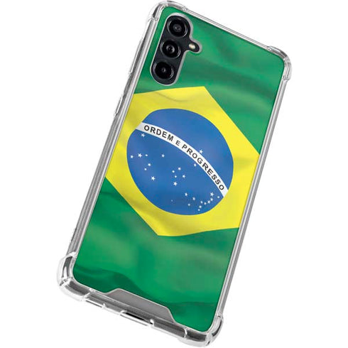 Brazil Flag Galaxy A54 5G Clear Case