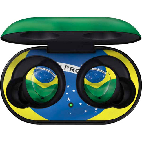 Brazil Flag Galaxy Buds Skin