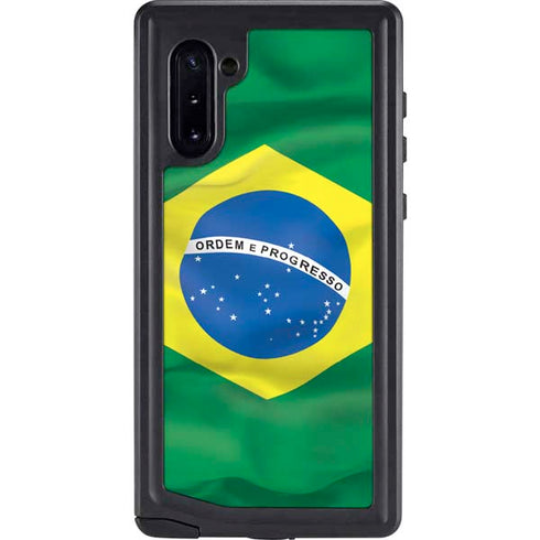 Brazil Flag Galaxy Note 10 Waterproof Case